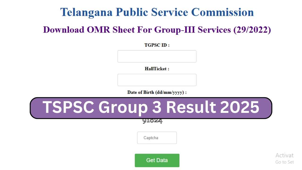 TSPSC Group 3 Result 2025